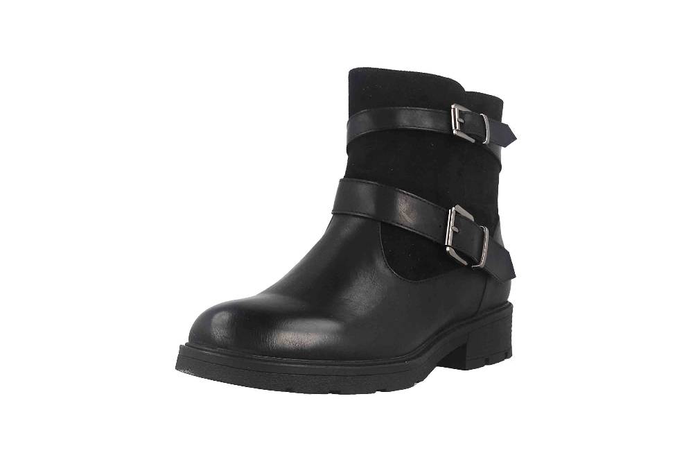 Fitters Footwear Stiefeletten in Übergrößen Schwarz 2237218 Laia Black große Damenschuhe Begrenzt auf 3 Tage