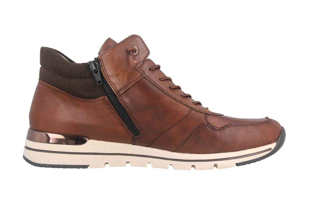 Remonte Sneaker in Übergrößen Braun R6771-22 große Damenschuhe Black Friday Preise