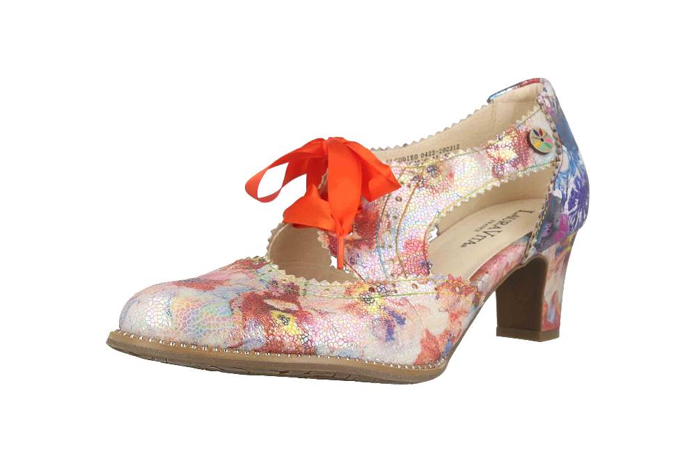 Laura Vita Pumps in Übergrößen Mehrfarbig ELCODIEO 0422 Corail große Damenschuhe Auslauf