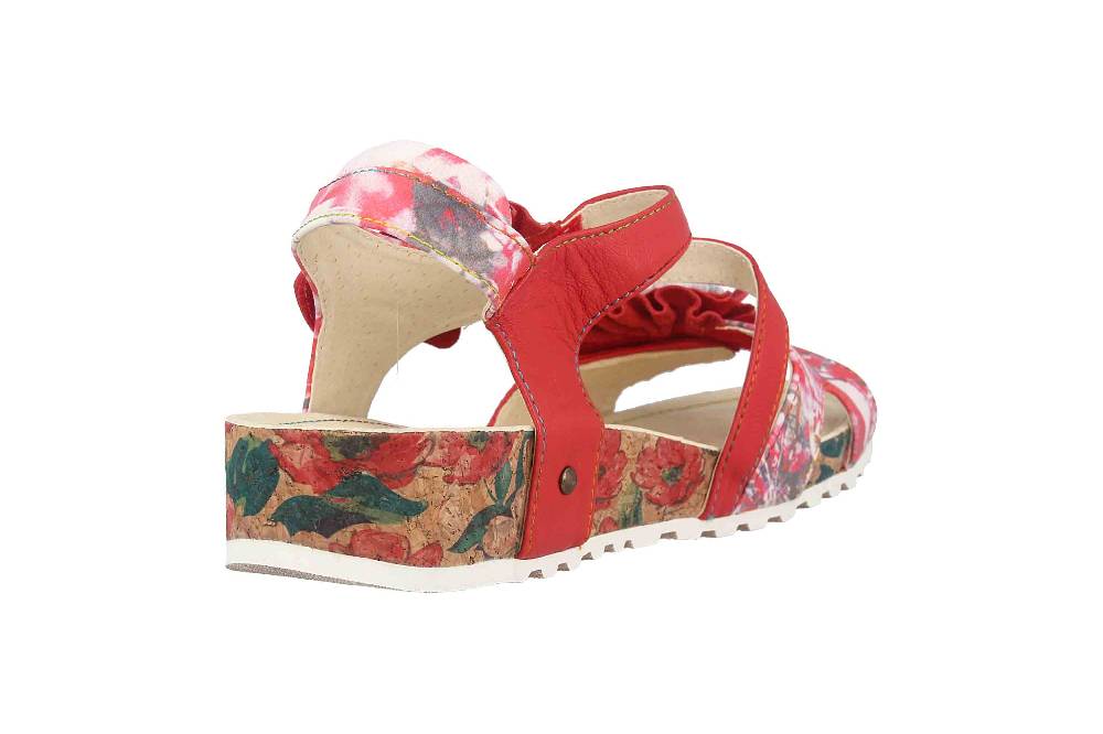 Laura Vita Sandalen in Übergrößen Mehrfarbig BRCYANO 68 Rouge große Damenschuhe Verkauf