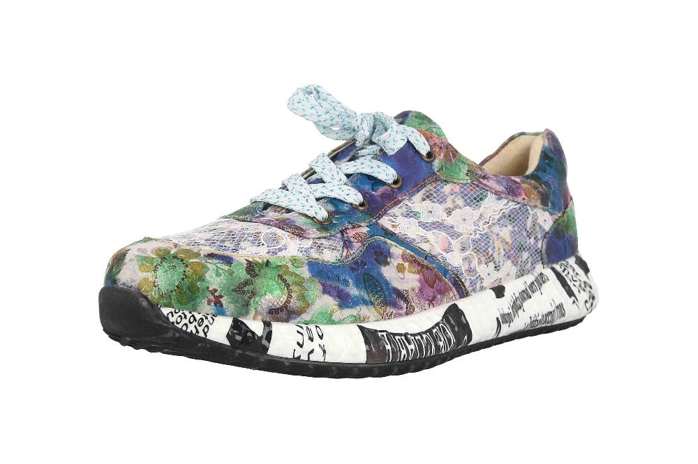 Laura Vita Sneaker in Übergrößen Mehrfarbig BURTON 05 Jeans große Damenschuhe Fabrikverkauf
