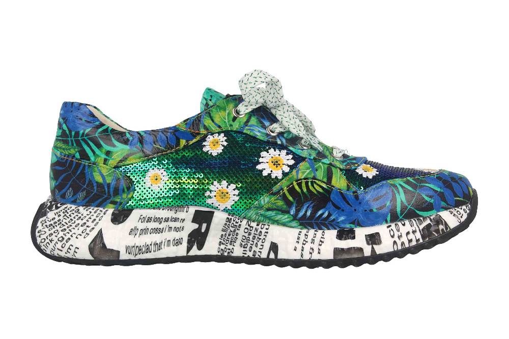 Laura Vita Sneaker in Übergrößen Mehrfarbig BURTON 05 Vert große Damenschuhe Blitzverkäufe