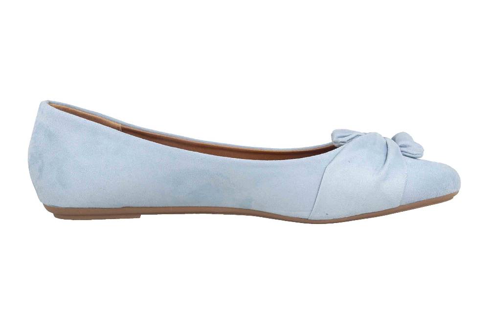 Fitters Footwear Maike Ballerinas in Übergrößen Blau 2.589641 Blue große Damenschuhe Versandkostenfrei