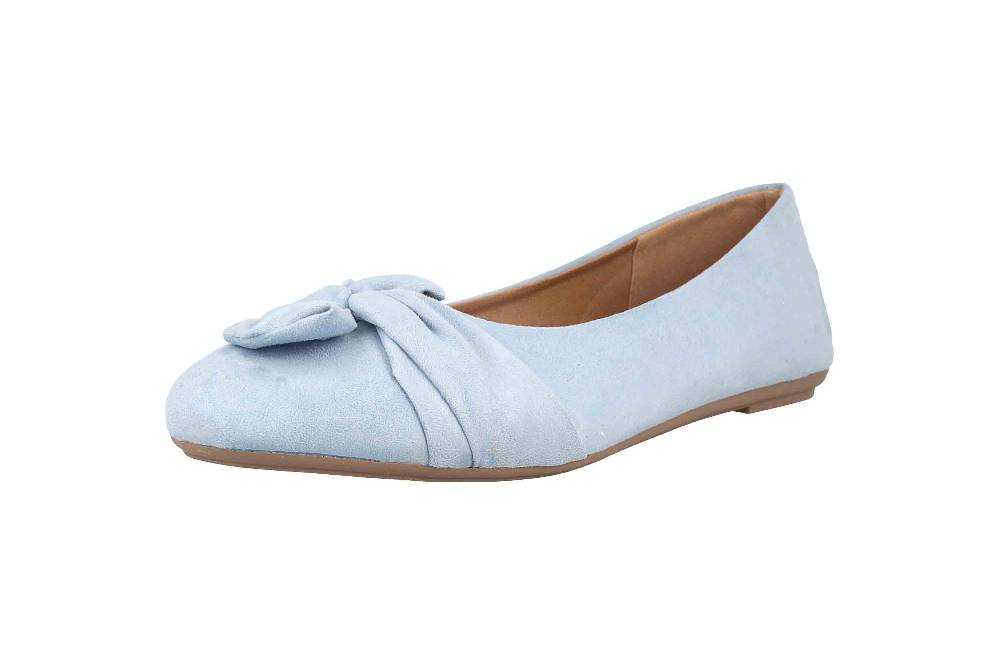Fitters Footwear Maike Ballerinas in Übergrößen Blau 2.589641 Blue große Damenschuhe Versandkostenfrei