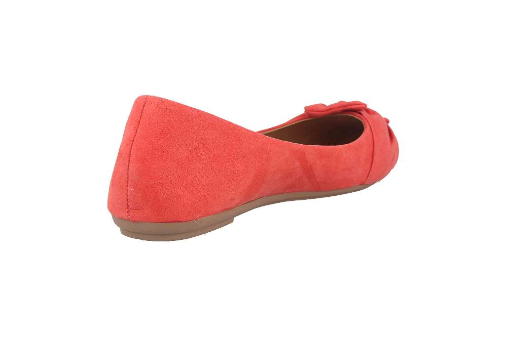Fitters Footwear Maike Ballerinas in Übergrößen Rot 2.589641 Coral große Damenschuhe Großer Ausverkauf