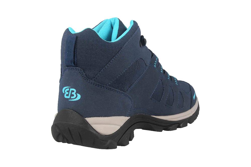 Brütting Mount Frakes High Trekkingschuhe in Übergrößen Blau 221260 große Damenschuhe Flash Sale
