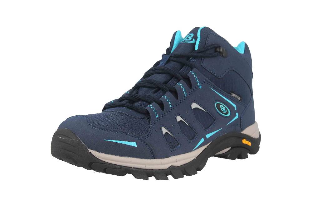 Brütting Mount Frakes High Trekkingschuhe in Übergrößen Blau 221260 große Damenschuhe Flash Sale