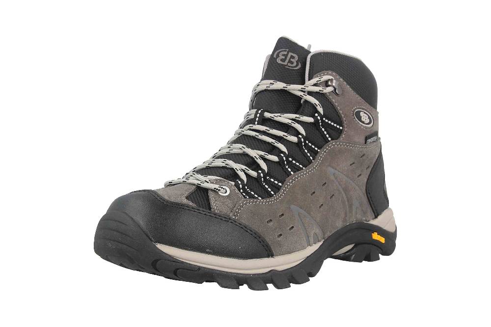 Brütting Mount Bona High Trekkingschuhe in Übergrößen Grau 221080 große Damenschuhe Online Shopping