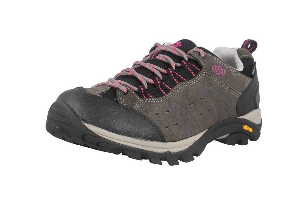 Brütting Mount Bona Low Trekkingschuhe in Übergrößen Grau 211309 große Damenschuhe Black Friday
