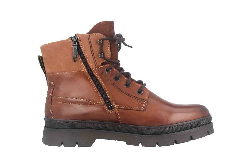 Fretz Men Zoran Boots in Übergrößen Braun 2413.8471-82 große Herrenschuhe Cyber Monday