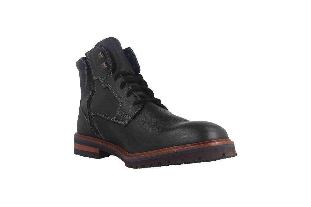 Fretz Men Milano Boots in Übergrößen Schwarz 6331.9712-51 große Herrenschuhe Muttertagsangebot