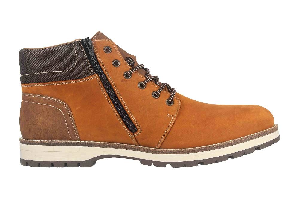 Rieker Stiefel in Übergrößen Gelb F3934-68 große Herrenschuhe Vatertagsangebot