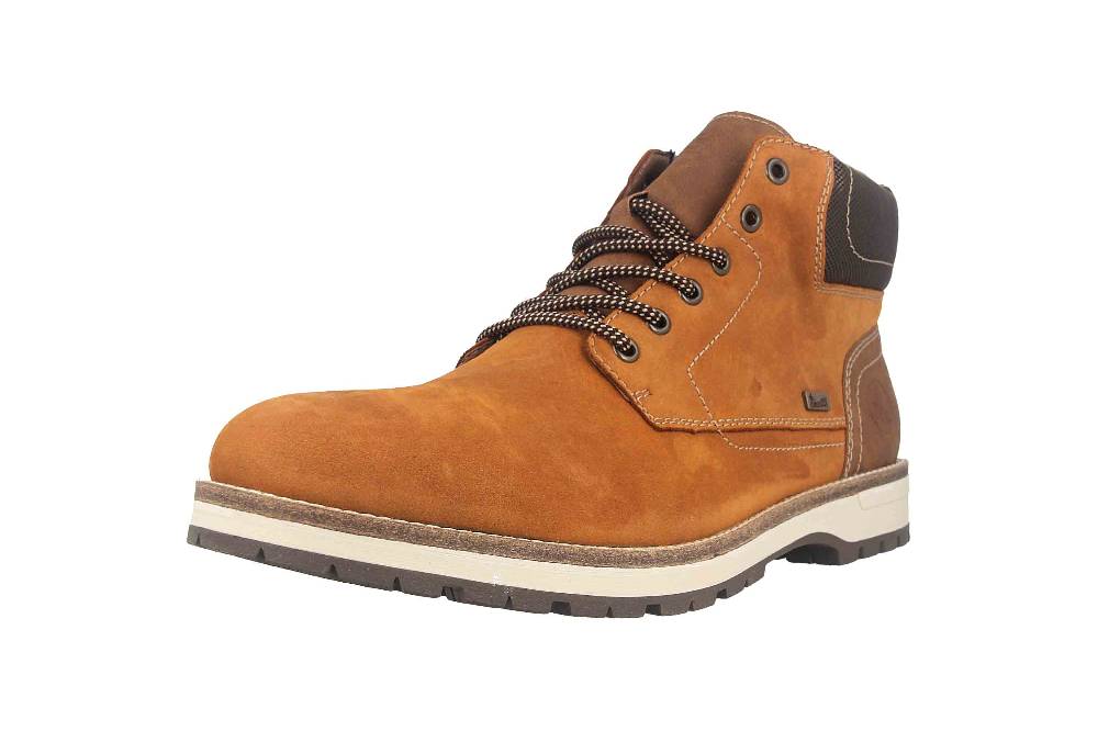 Rieker Stiefel in Übergrößen Gelb F3934-68 große Herrenschuhe Vatertagsangebot