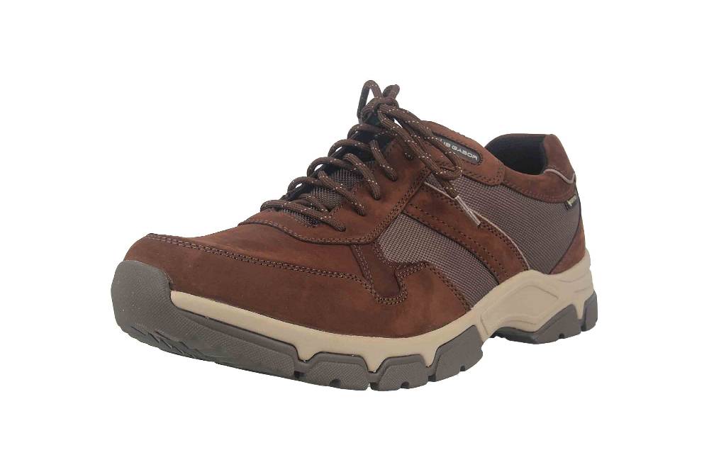 Pius Gabor Sneaker in Übergrößen Braun 0533.51.23 große Herrenschuhe Heißer Verkauf