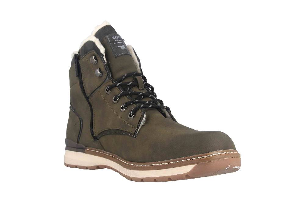 Mustang Shoes Boots in Übergrößen Grün 4141-604-770 große Herrenschuhe Neueste Mode