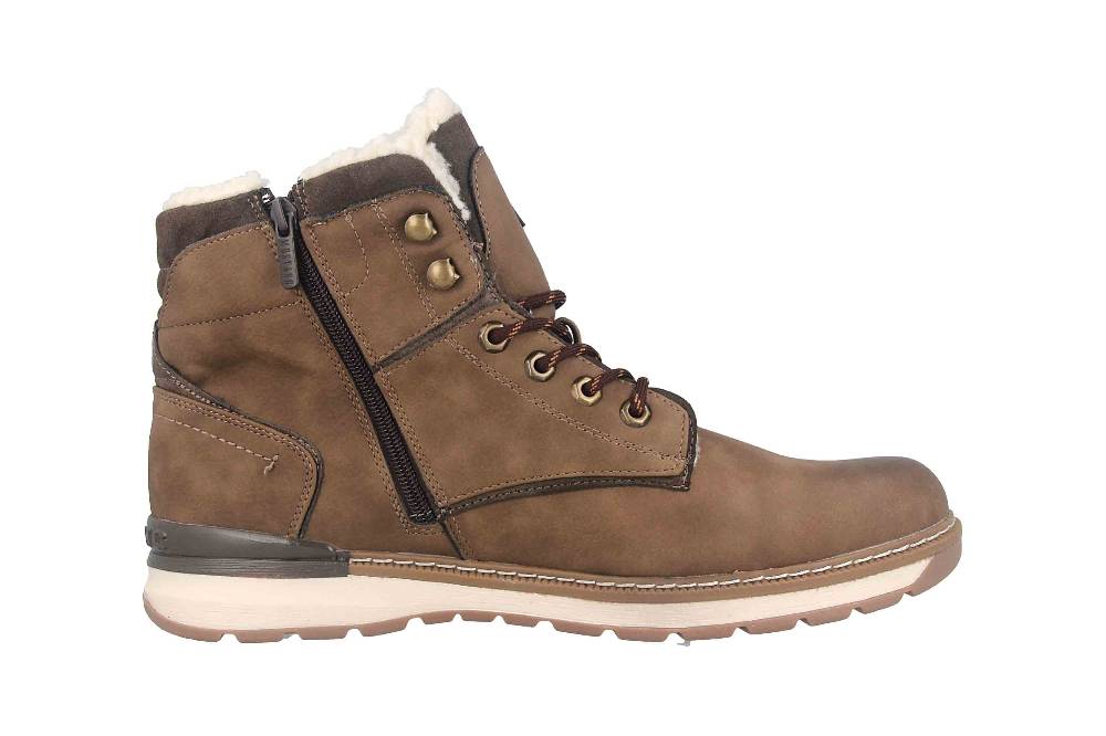 Mustang Shoes Boots in Übergrößen Braun 4141-604-3 große Herrenschuhe Online Outlet