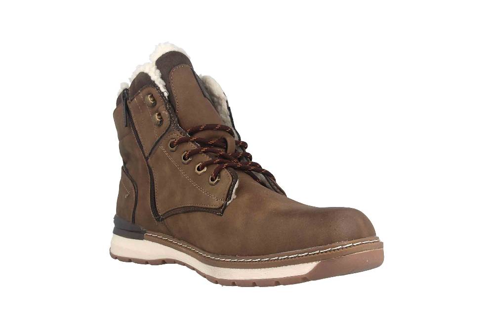 Mustang Shoes Boots in Übergrößen Braun 4141-604-3 große Herrenschuhe Online Outlet