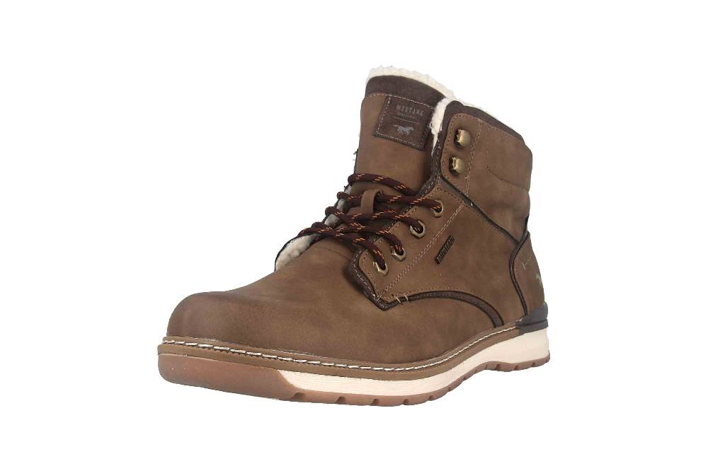Mustang Shoes Boots in Übergrößen Braun 4141-604-3 große Herrenschuhe Online Outlet