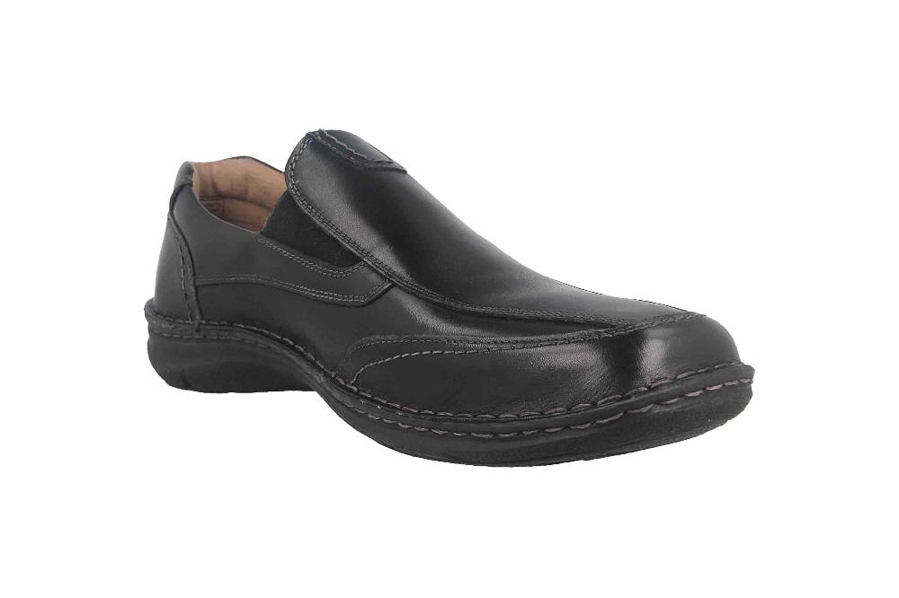 Josef Seibel Anvers 67 Halbschuhe in Übergrößen Schwarz 43621 859 100 große Herrenschuhe Große Rabatte