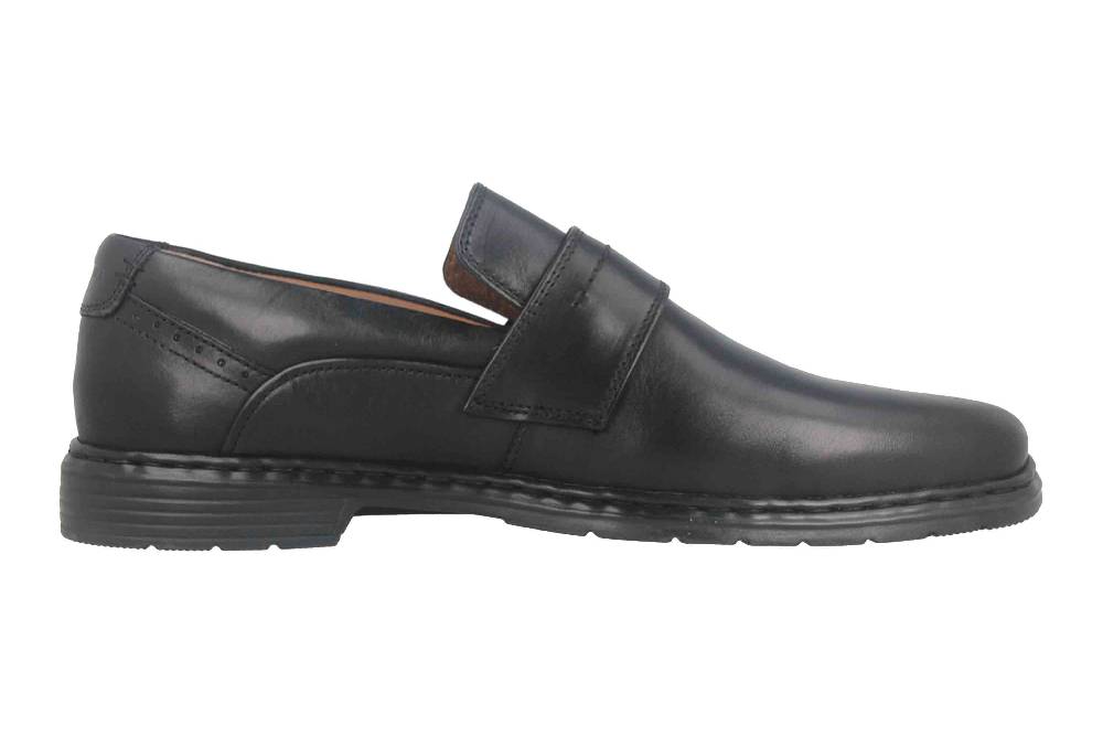 Josef Seibel Alastair 15 Slipper in Übergrößen Schwarz 42815 859 100 große Herrenschuhe Räumungsverkauf