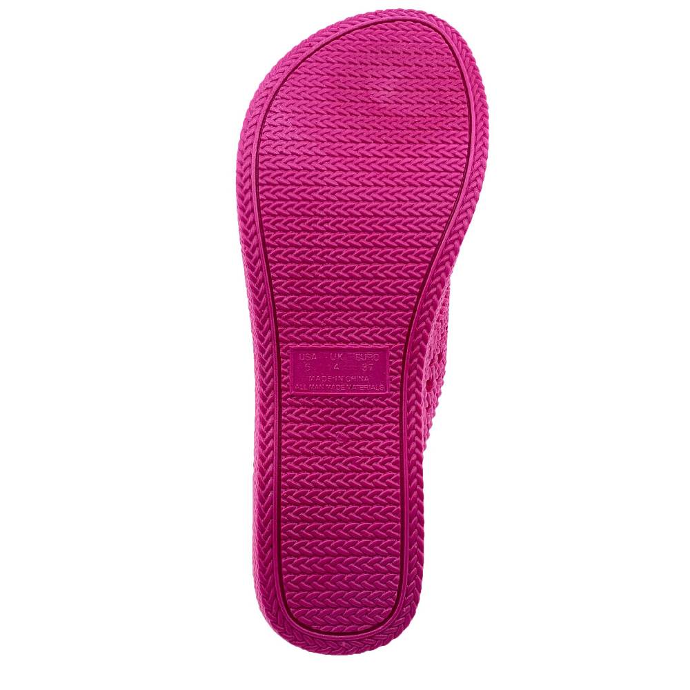 Beachandstreet Siebi's Poolschuhe Frauen - Rab - in Flechtoptik und knalligem Pink - fällt klein aus 50% Rabatt für begrenzte Zeit