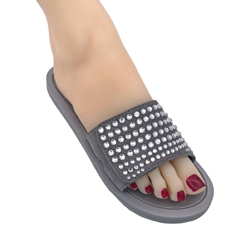 Beachandstreet Badeschuhe Rügen für Pool Wellness Spa mit Strass und Klettverschluss Fabrik Onlineshop