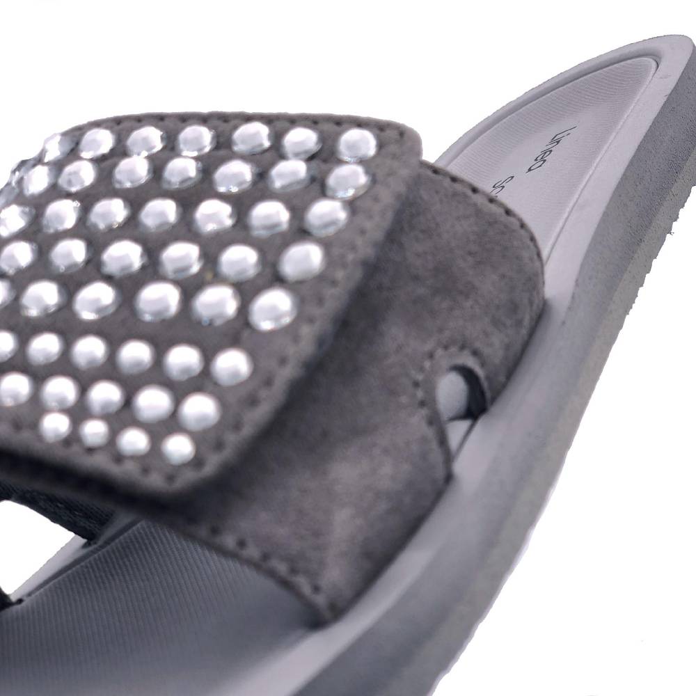 Beachandstreet Badeschuhe Rügen für Pool Wellness Spa mit Strass und Klettverschluss Fabrik Onlineshop