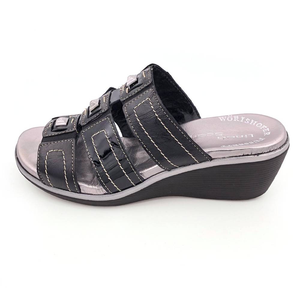 Beachandstreet Modische Fussbettsandale "Greta F" - made in Italy Saisonschlussverkauf