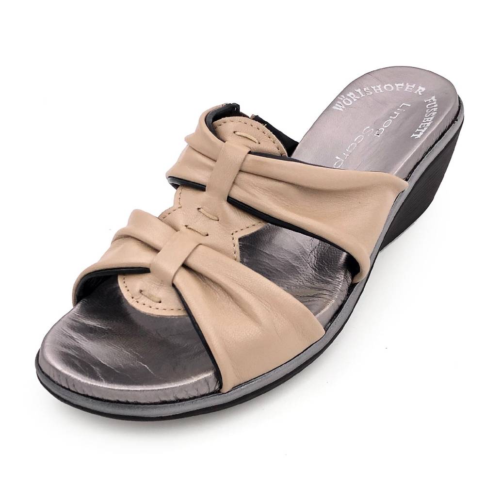 Beachandstreet Modische Fussbettsandale "Lotta F" - made in Italy Black Friday
