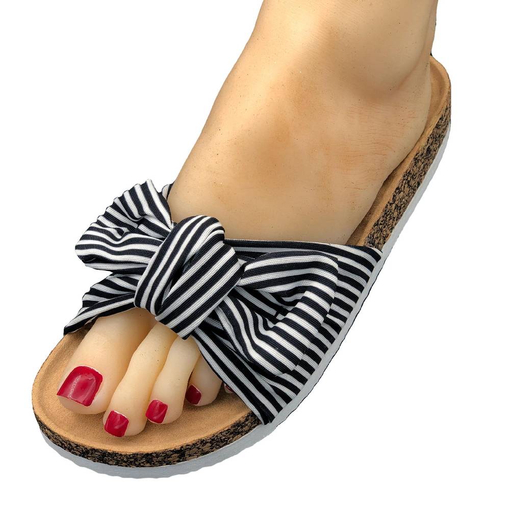 Beachandstreet Sylt - Wellness Pantolette Damen mit Fussbett von Linea Scarpa Vatertagsangebot
