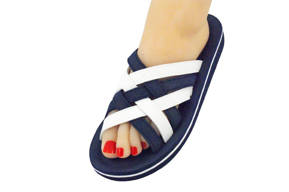 Beachandstreet Badeschuhe Damen • Beach bi-color • super leicht mit Fussbett • fällt klein aus Tiefpreis