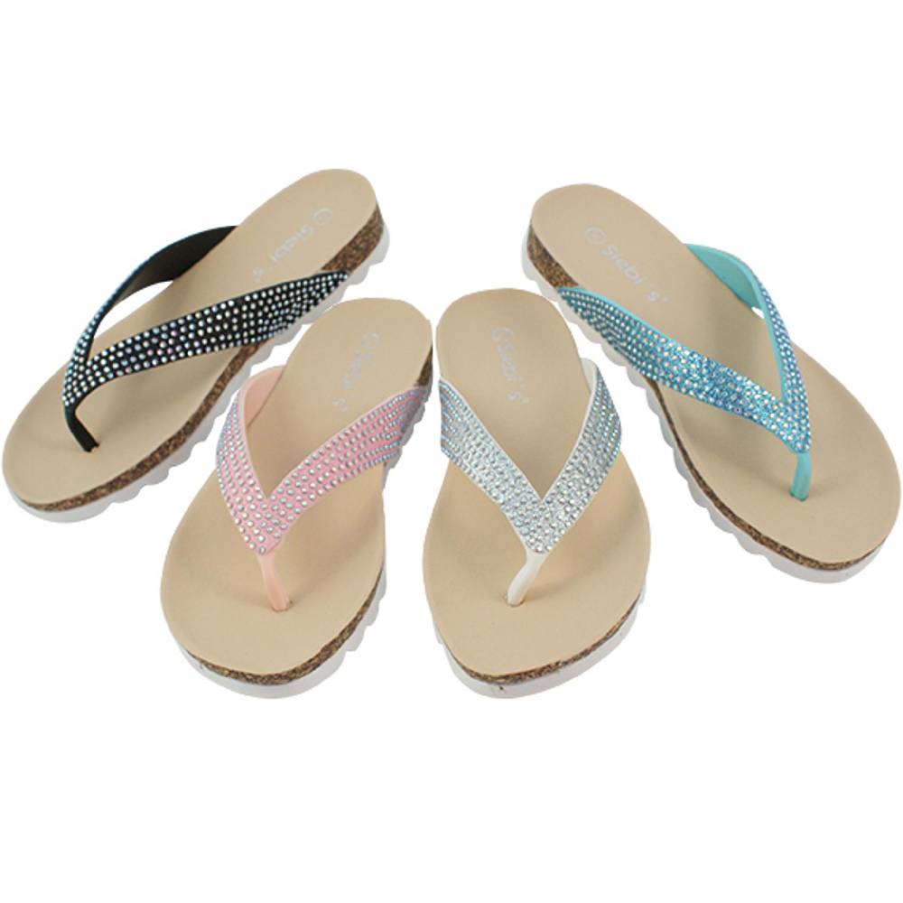 Beachandstreet Badeschuhe Damen • Tropea • Zehentrenner im eleganten Look Begrenzte Freigabe