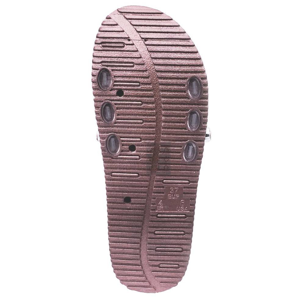 Beachandstreet Florenz - Badeschuhe mit transparentem Oberteil und großen Acrylsteinen Nur für heute