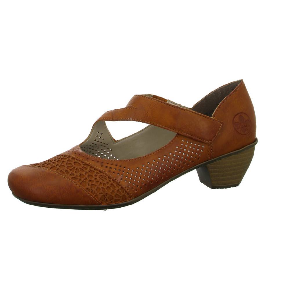 Rieker Pumps mit Riemen (diverse Absätze) Super Rabatt