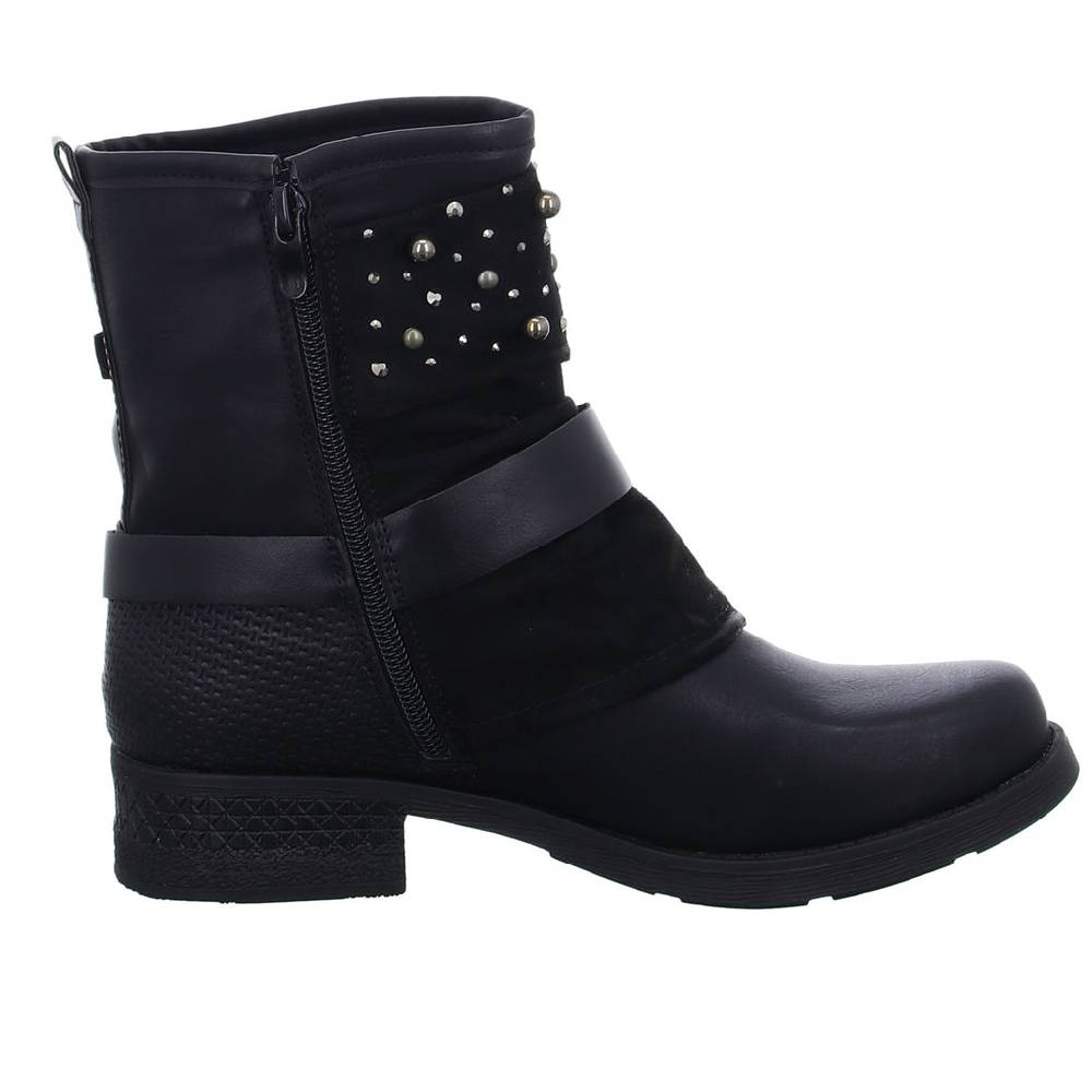 SDS Schlupf-/Reißverschlußstiefelette Warmfutter bis 35mm Absatz (casual) Black Friday Preise