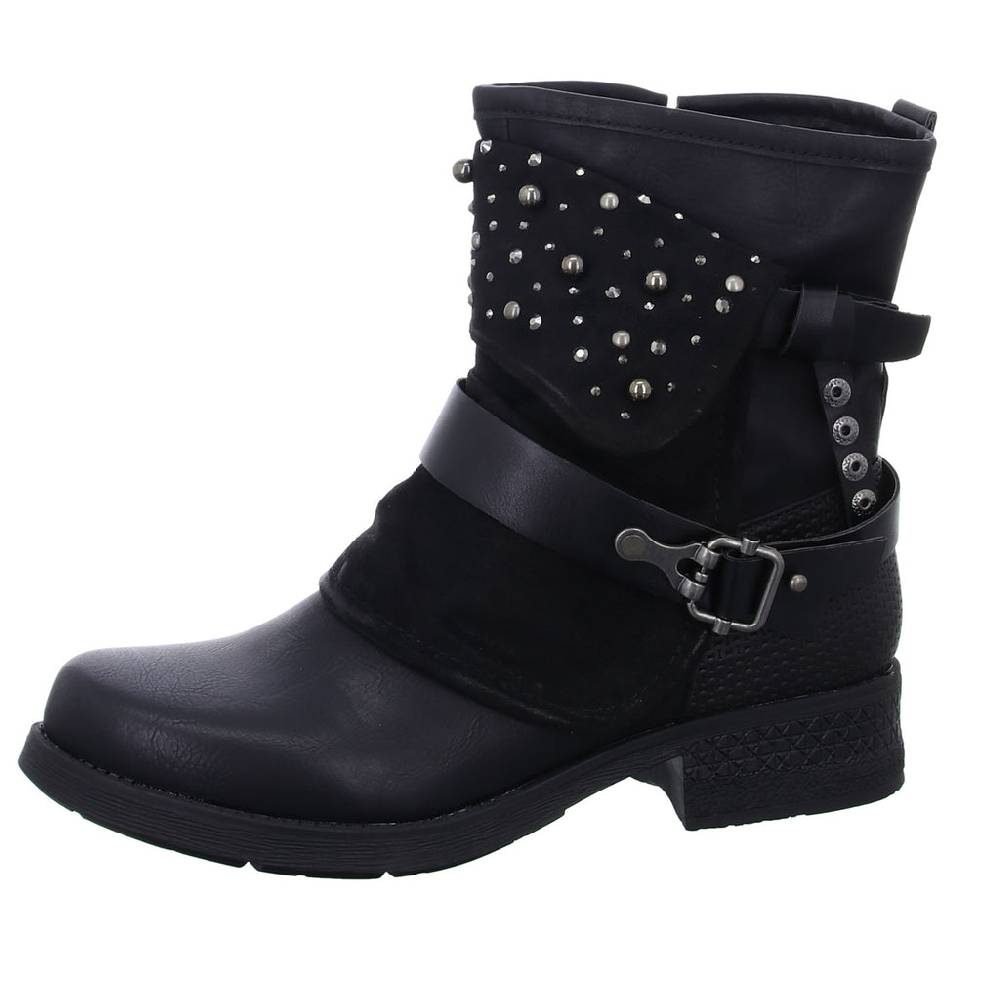 SDS Schlupf-/Reißverschlußstiefelette Warmfutter bis 35mm Absatz (casual) Black Friday Preise