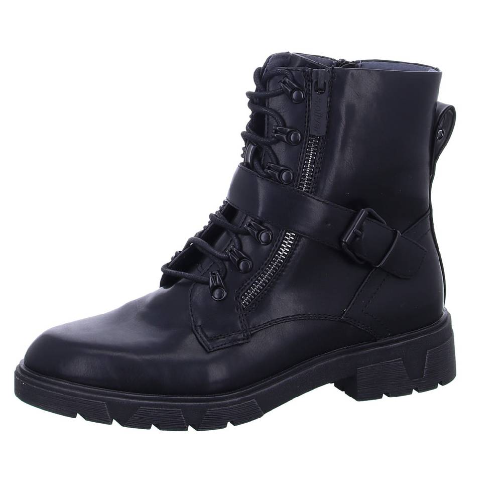 s.Oliver Schnürstiefelette Warmfutter bis 35mm Absatz (casual) Im Verkauf