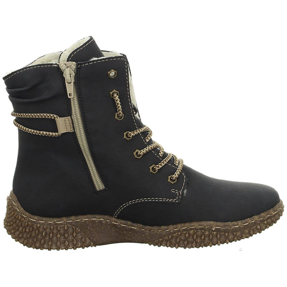 Rieker Schnürstiefelette Warmfutter bis 35mm Absatz (casual) Outlet
