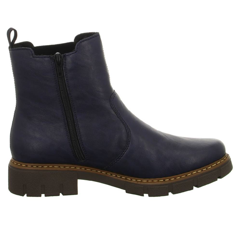 Rieker Schlupf-/Reißverschlußstiefelette Warmfutter bis 35mm Absatz (casual) Günstiger Verkauf