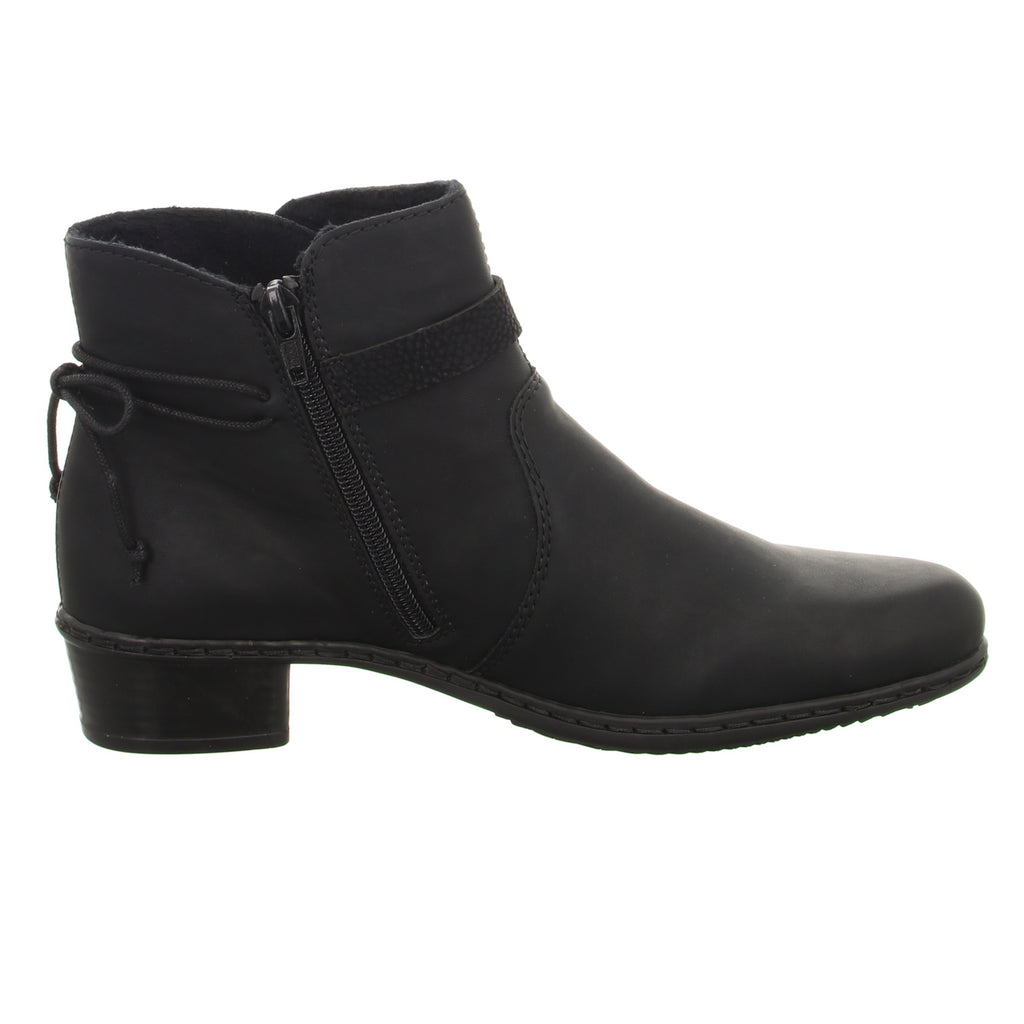 Rieker Schlupf-/Reißverschlußstiefelette Warmfutter ab 35mm Absatz Kostenloser Versand