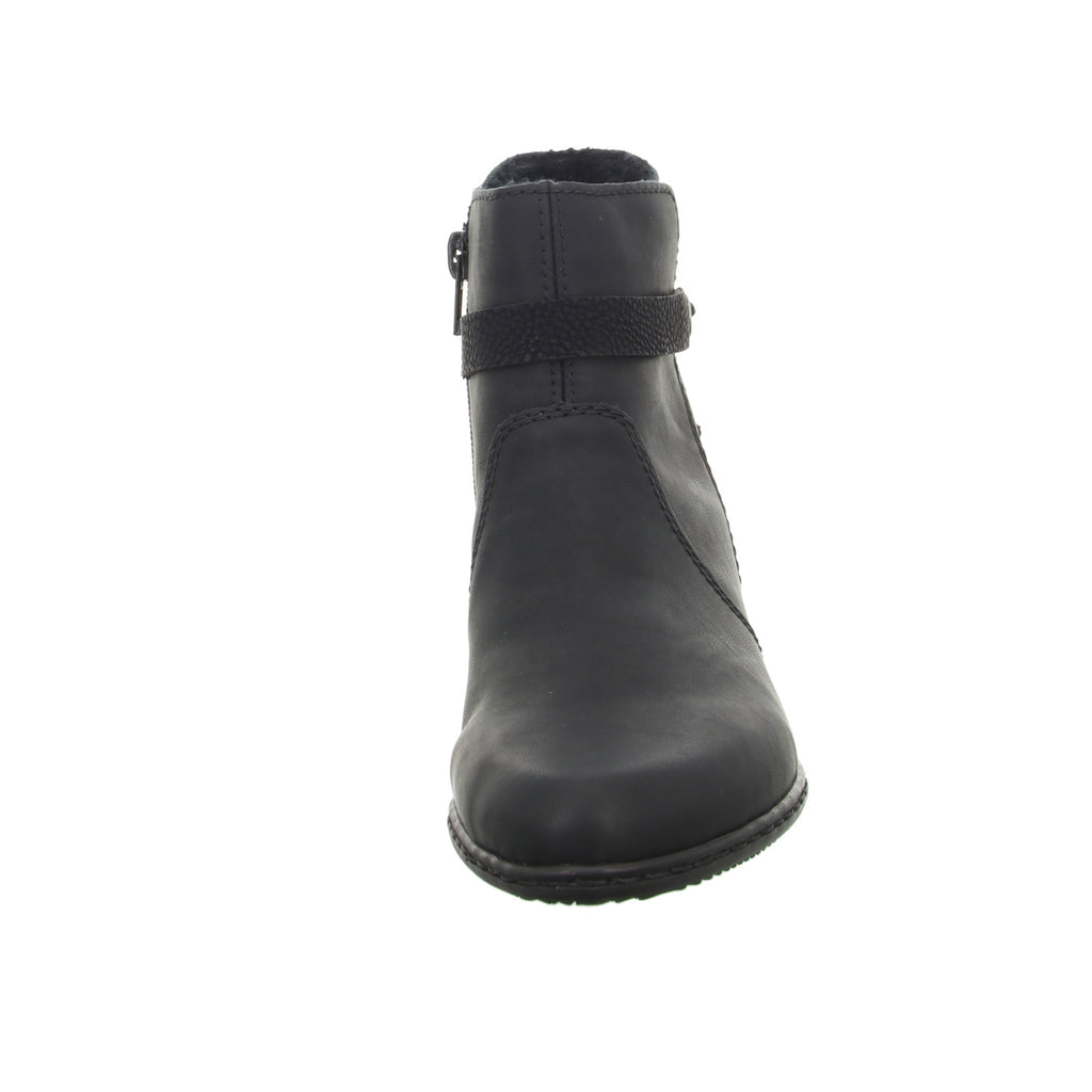 Rieker Schlupf-/Reißverschlußstiefelette Warmfutter ab 35mm Absatz Kostenloser Versand