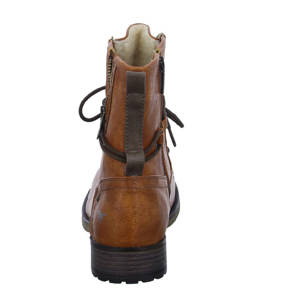 MUSTANG Schnürstiefelette Warmfutter bis 35mm Absatz (casual) Fabrikpreis