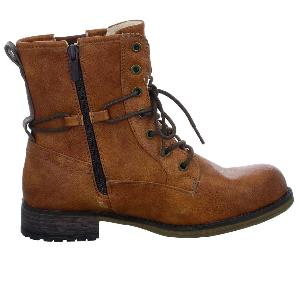 MUSTANG Schnürstiefelette Warmfutter bis 35mm Absatz (casual) Fabrikpreis