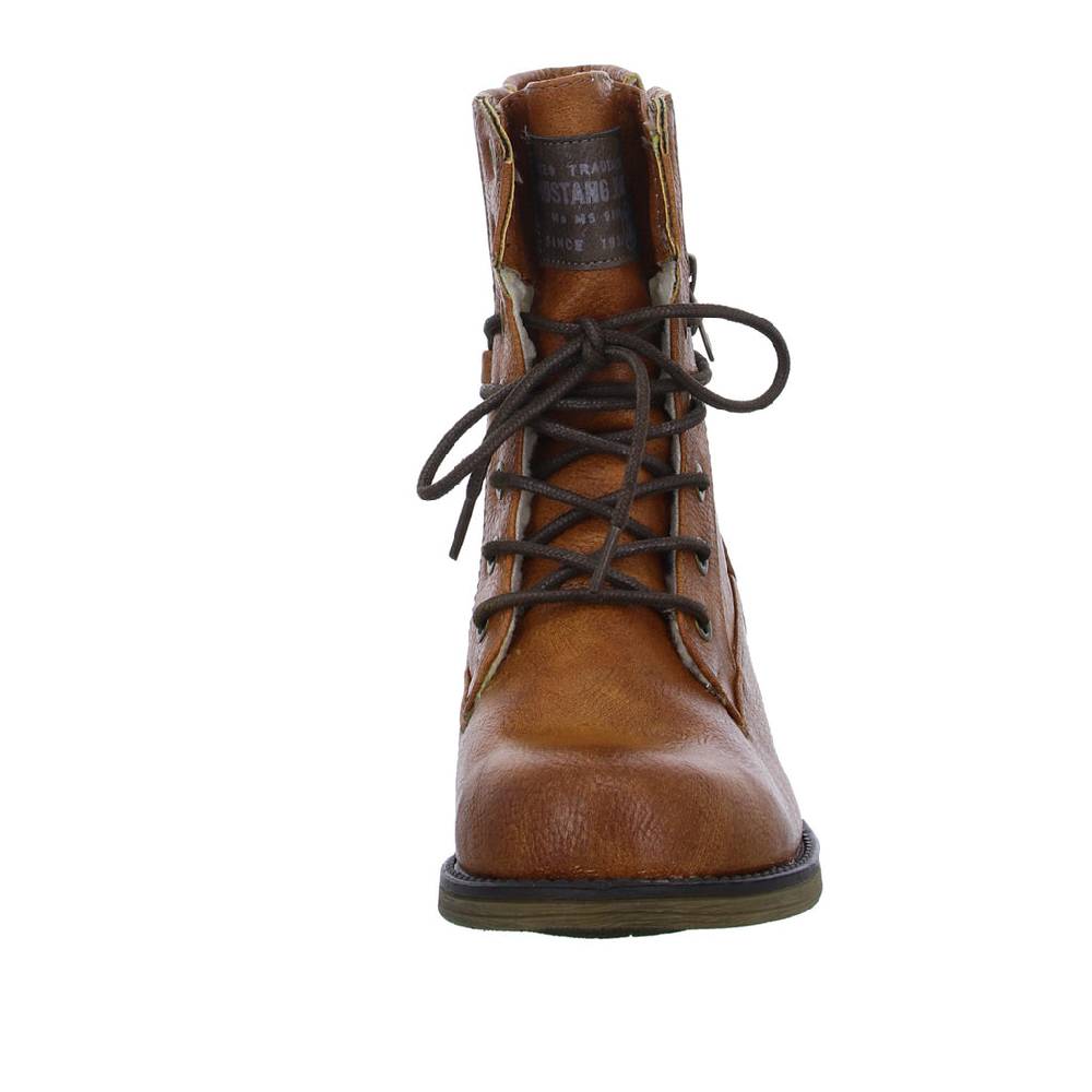 MUSTANG Schnürstiefelette Warmfutter bis 35mm Absatz (casual) Fabrikpreis