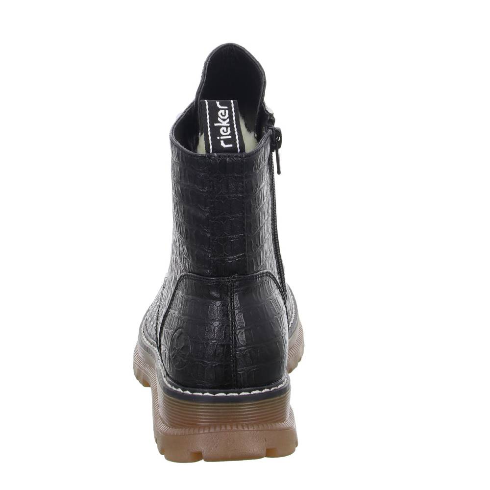 Rieker Schnürstiefelette Warmfutter bis 35mm Absatz (casual) Rabatt