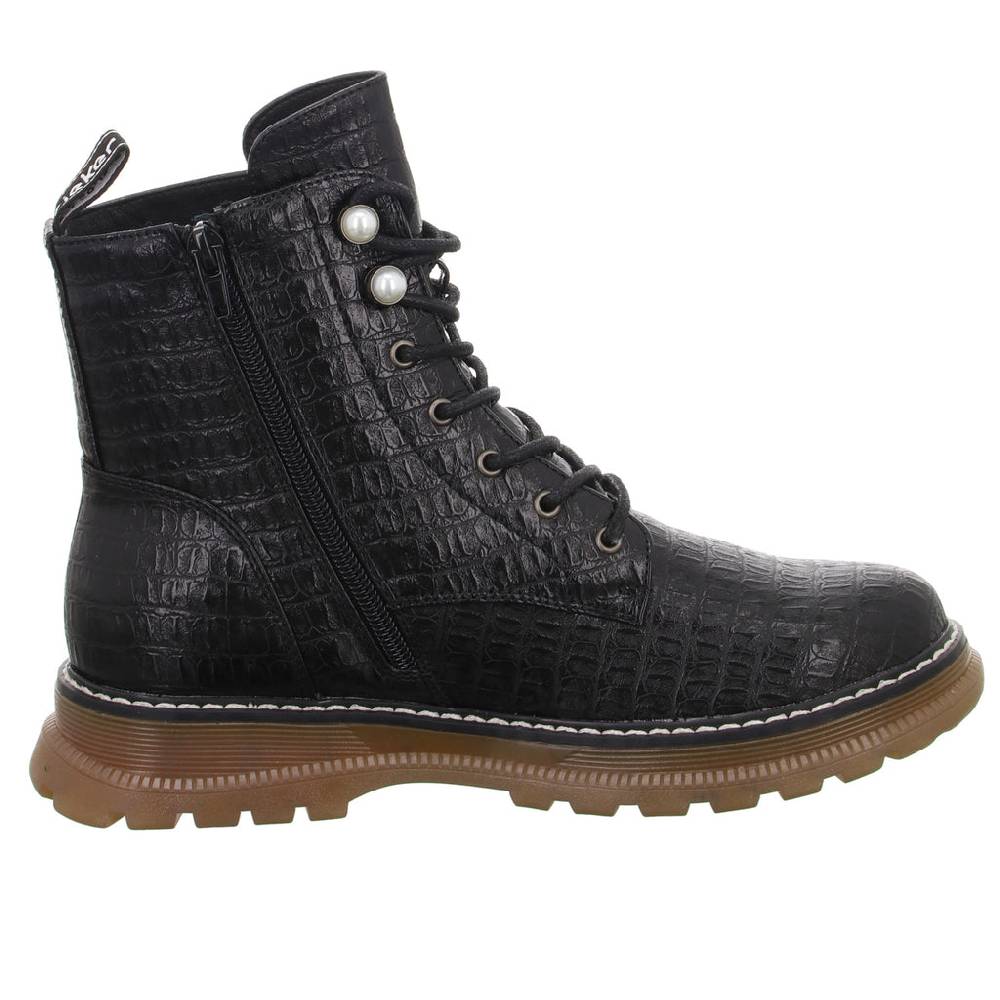 Rieker Schnürstiefelette Warmfutter bis 35mm Absatz (casual) Rabatt