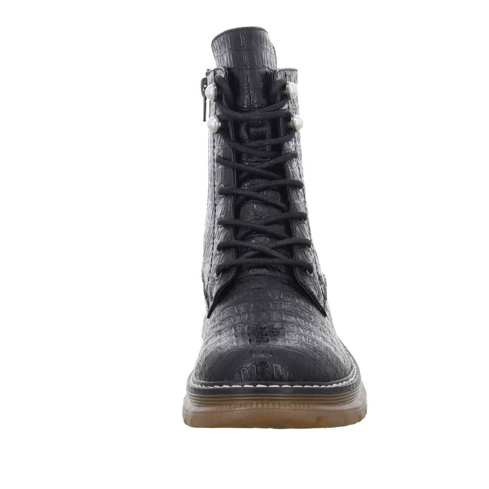 Rieker Schnürstiefelette Warmfutter bis 35mm Absatz (casual) Rabatt