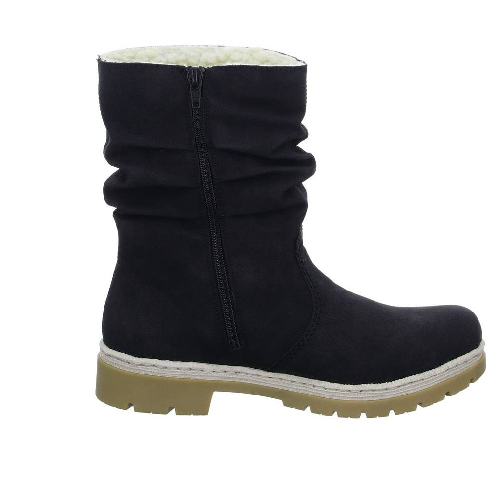 Rieker Schlupf-/Reißverschlußstiefelette Warmfutter bis 35mm Absatz (casual) Exklusivangebot