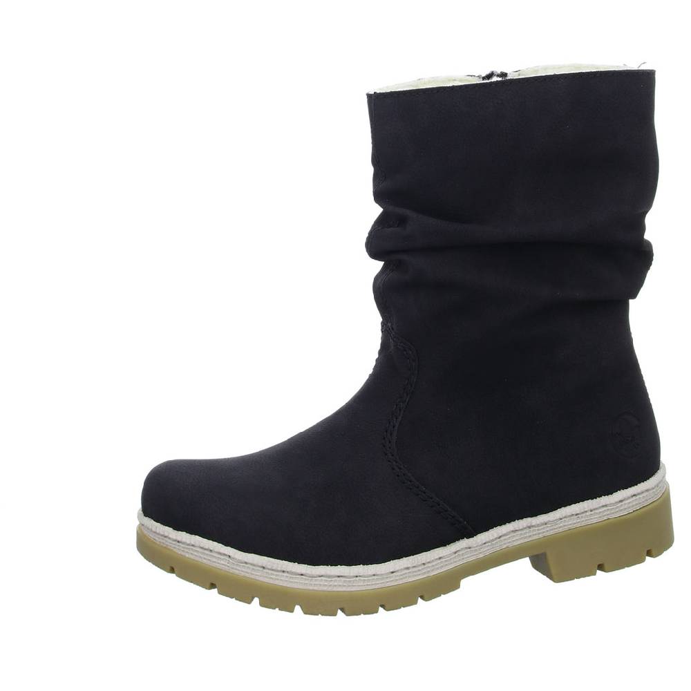 Rieker Schlupf-/Reißverschlußstiefelette Warmfutter bis 35mm Absatz (casual) Exklusivangebot
