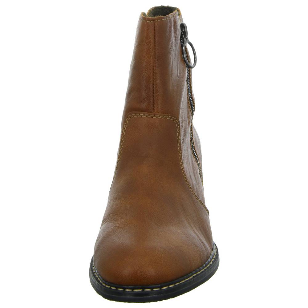 Rieker Schlupf-/Reißverschlußstiefelette Warmfutter bis 35mm Absatz (casual) Valentinstagsangebot